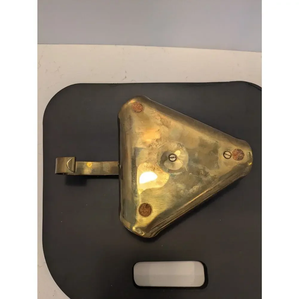 Vtg. Brass Candle Holders With Snuffer Set Of Two Colonial Traditional Cottage